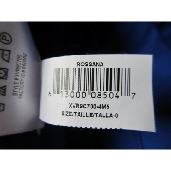 NWT BCBG MaxAzria Rossana in Royal Blue Satin Wide Leg Cutout Jumpsuit 0 x 32 - Picture 11 of 14